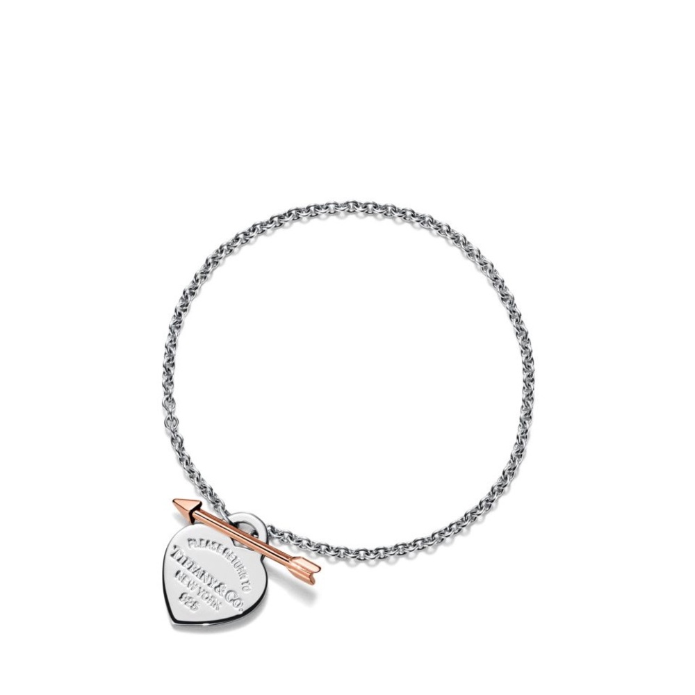 Tiffany & Co. Silver and Gold Charm Bracelet